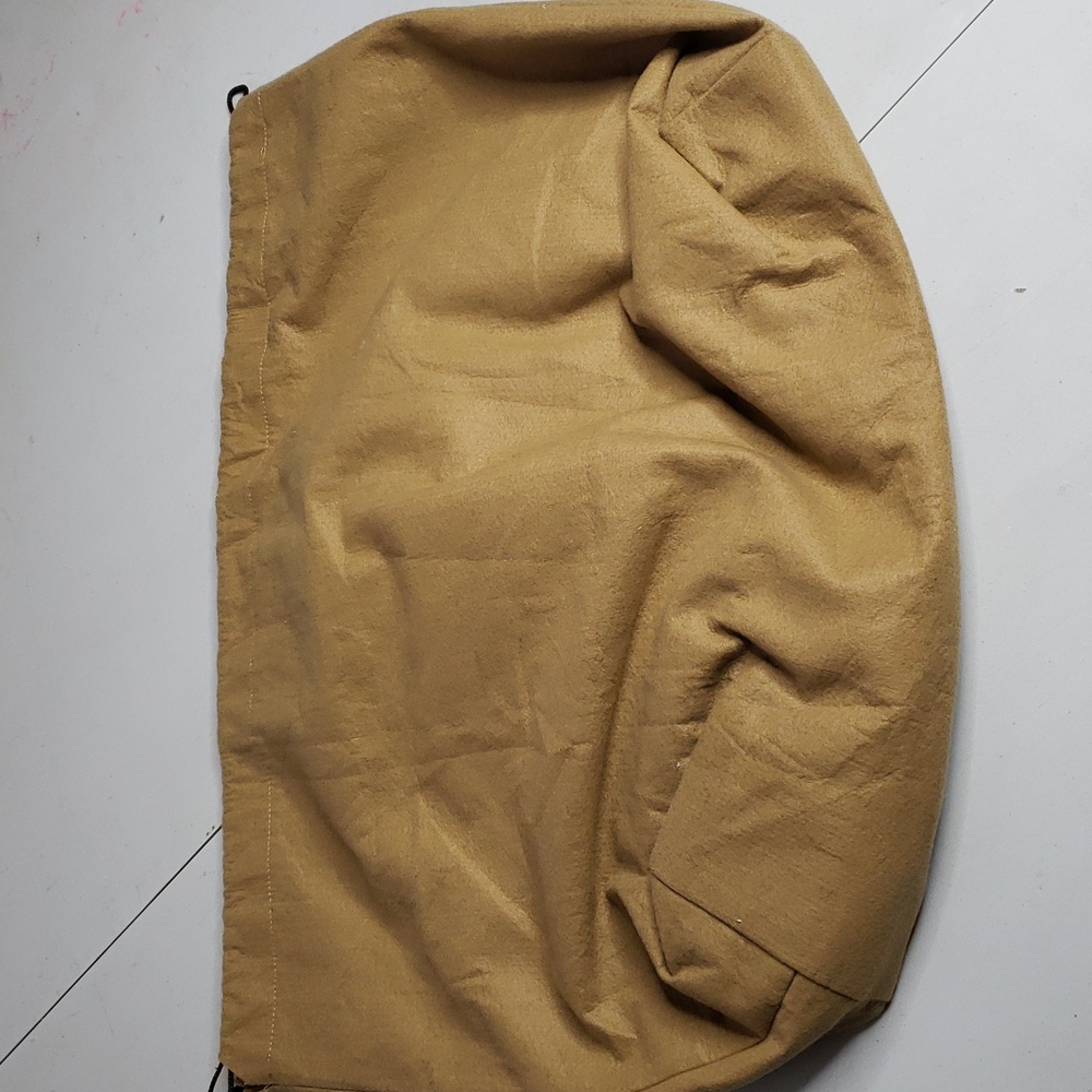 Louis Vuitton Large Drawstring Dust Bag Logo Neutral Soft Luxury Tan - Picture 8 of 11